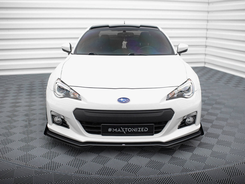 Street PRO Front Splitter V.1 + Flaps compatible with Subaru BRZ Mk1