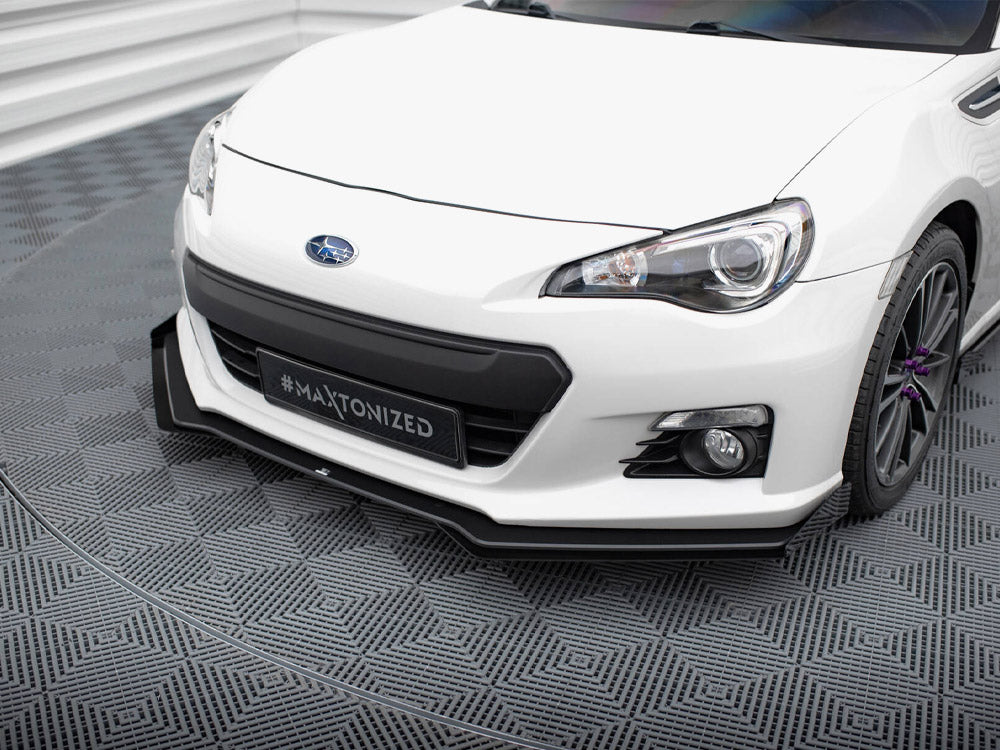 Street PRO Front Splitter V.1 + Flaps compatible with Subaru BRZ Mk1