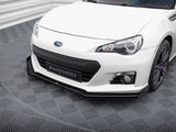 Street PRO Front Splitter V.1 + Flaps compatible with Subaru BRZ Mk1