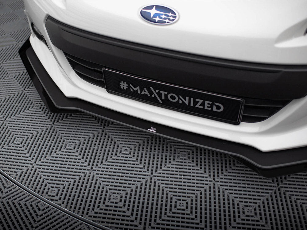 Street PRO Front Splitter V.1 + Flaps compatible with Subaru BRZ Mk1