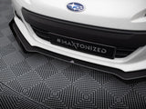 Street PRO Front Splitter V.1 + Flaps compatible with Subaru BRZ Mk1
