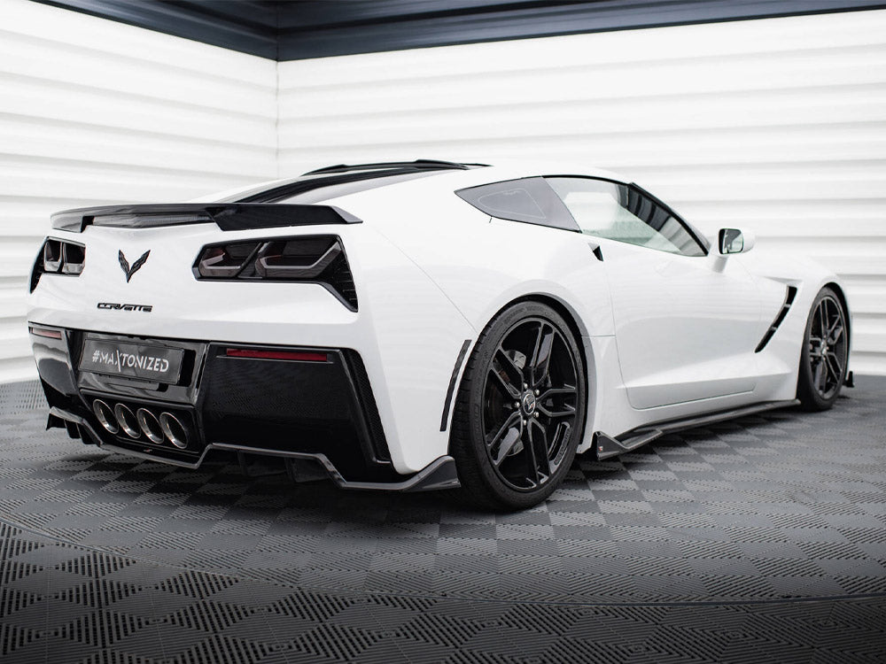 Rear Splitter (Vertical Bars) compatible with Chevrolet Corvette Stingray C7