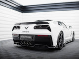 Rear Splitter (Vertical Bars) compatible with Chevrolet Corvette Stingray C7