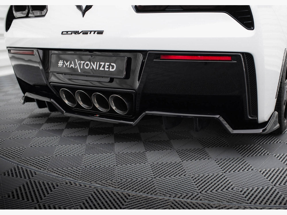 Rear Splitter (Vertical Bars) compatible with Chevrolet Corvette Stingray C7