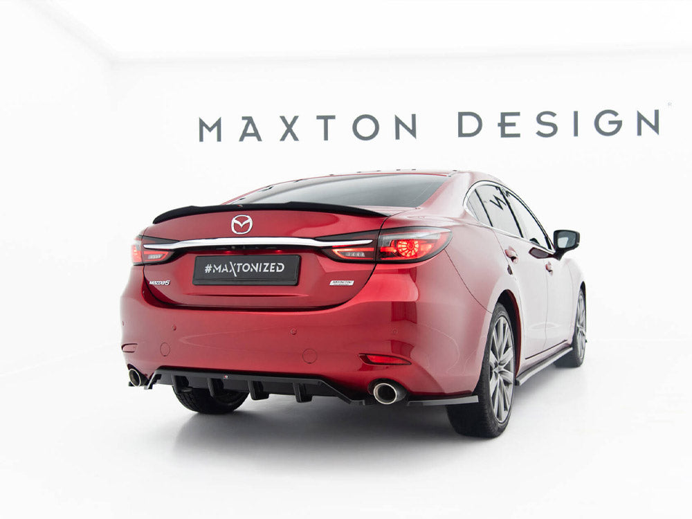Rear Splitter (Vertical Bars) compatible with Mazda6 Mk3 Facelift