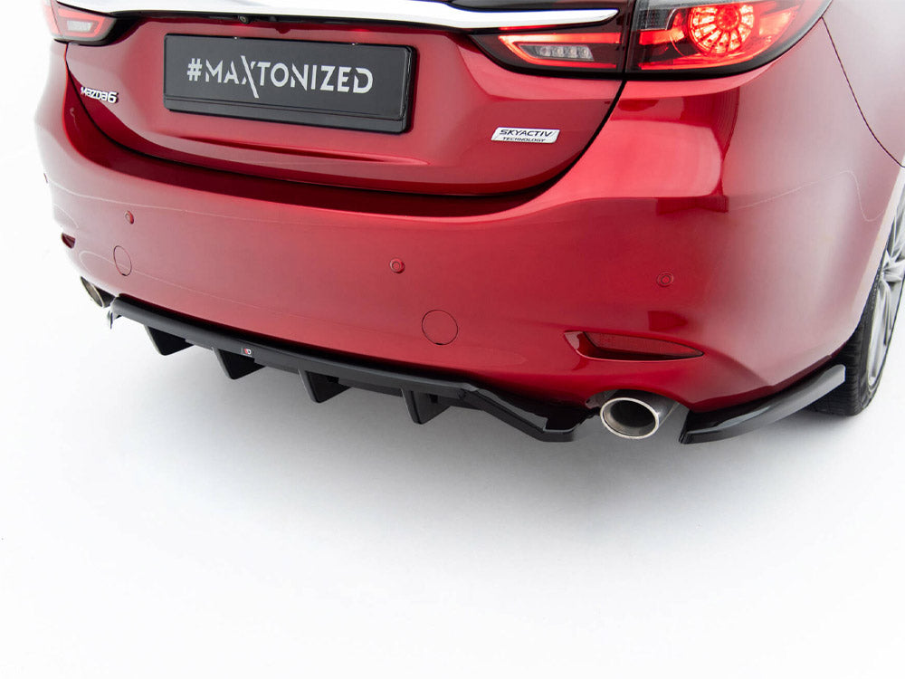 Rear Splitter (Vertical Bars) compatible with Mazda6 Mk3 Facelift