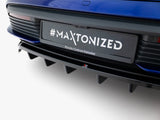 Rear Splitter (Vertical Bars) compatible with Porsche Taycan Turbo S Mk1
