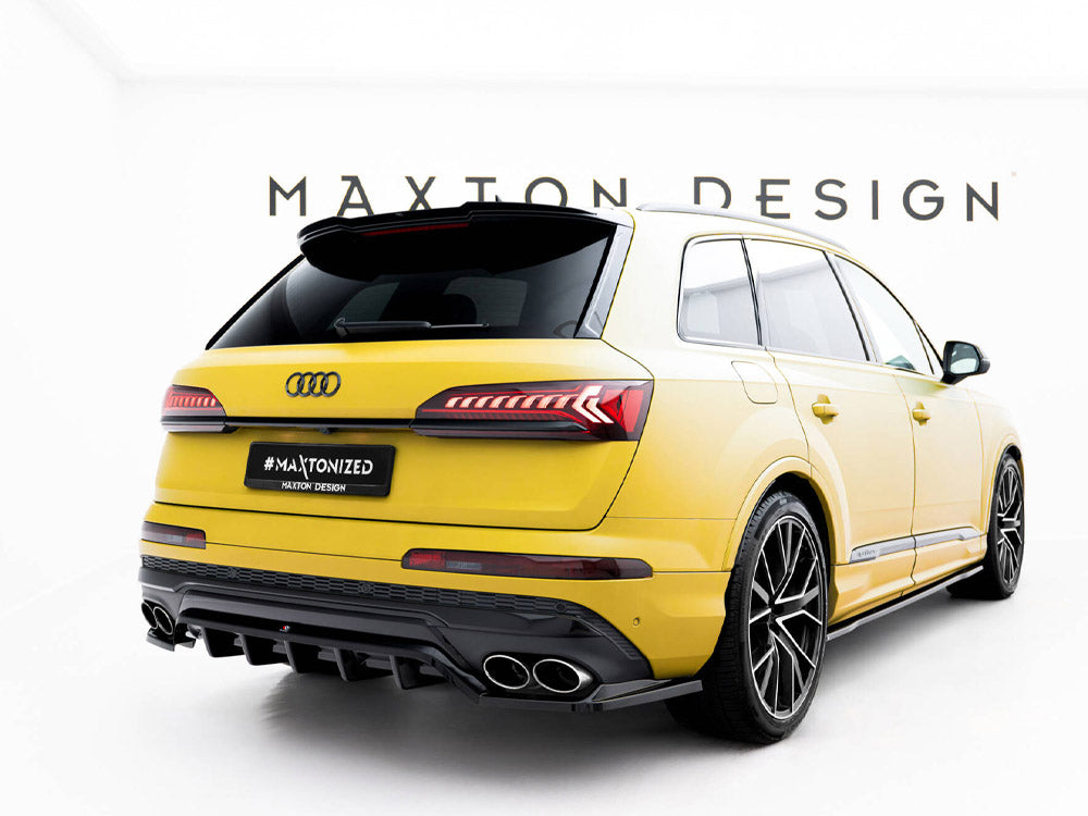 Rear Splitter (Vertical Bars) compatible with Audi SQ7 Mk2 (4M) Facelift