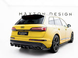 Rear Splitter (Vertical Bars) compatible with Audi SQ7 Mk2 (4M) Facelift