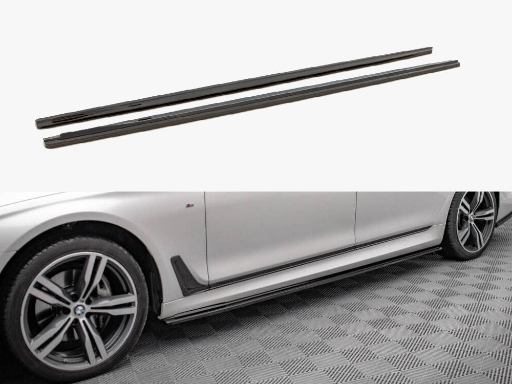 Side Skirts Diffusers V.1 compatible with BMW 7 Long M-Pack G12
