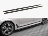 Side Skirts Diffusers V.1 compatible with BMW 7 Long M-Pack G12