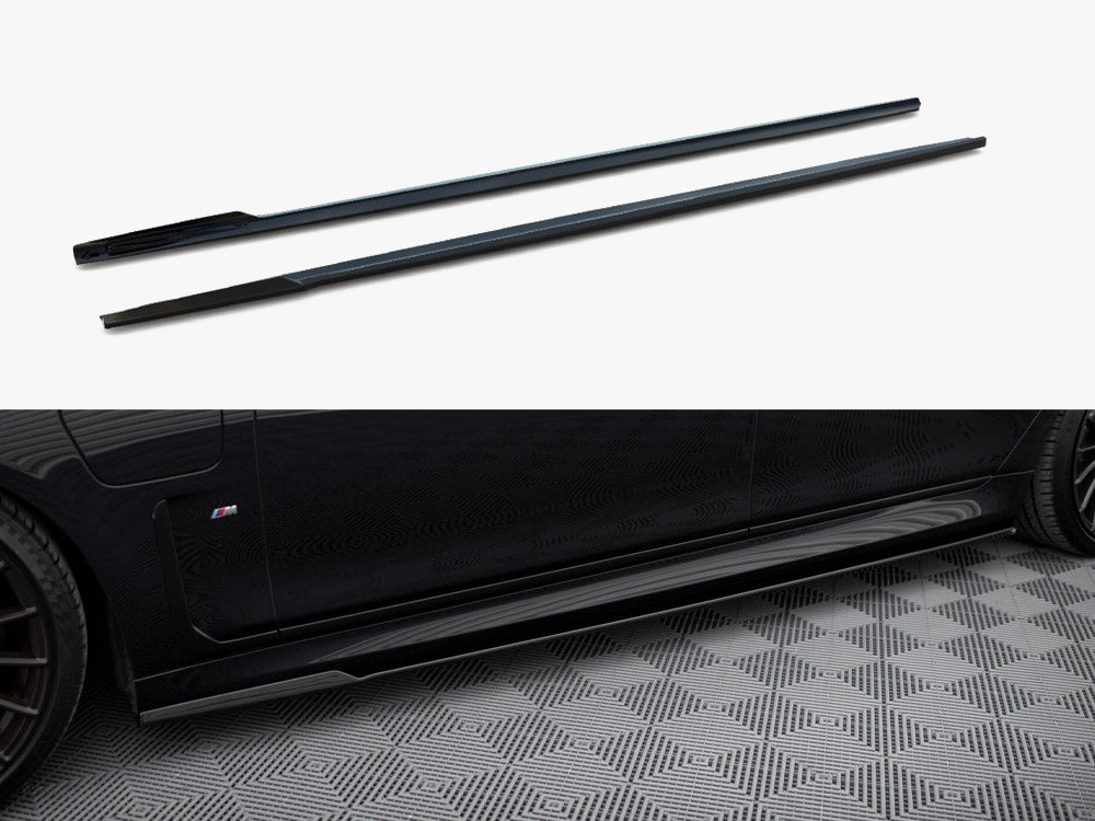 Side Skirts Diffusers V.2 compatible with BMW 7 Long M-Pack G12