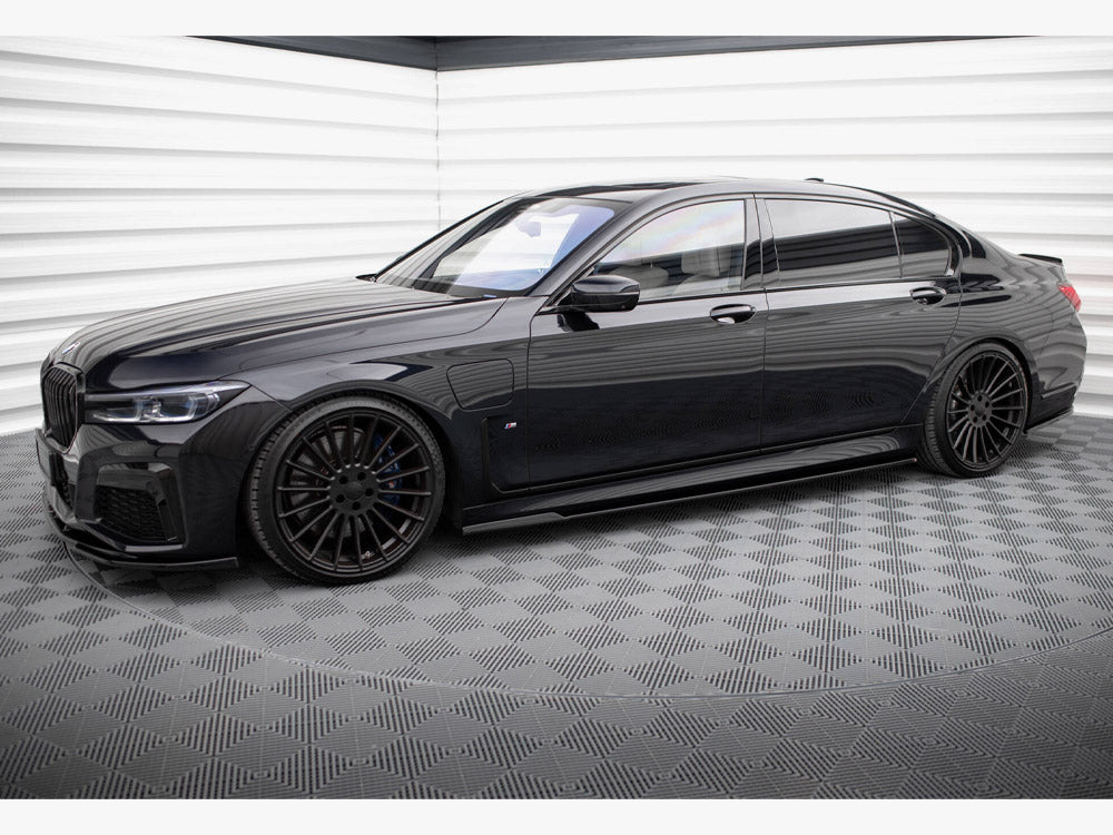 Side Skirts Diffusers V.2 compatible with BMW 7 Long M-Pack G12