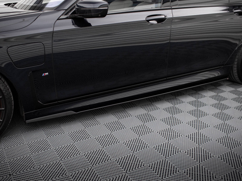 Side Skirts Diffusers V.2 compatible with BMW 7 Long M-Pack G12