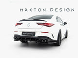 Rear Splitter (Vertical Bars) compatible with Mercedes-AMG CLA 35 / 45 Coupe / Shooting Brake C118 Facelift / X118 Facelift