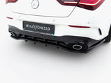 Rear Splitter (Vertical Bars) compatible with Mercedes-AMG CLA 35 / 45 Coupe / Shooting Brake C118 Facelift / X118 Facelift