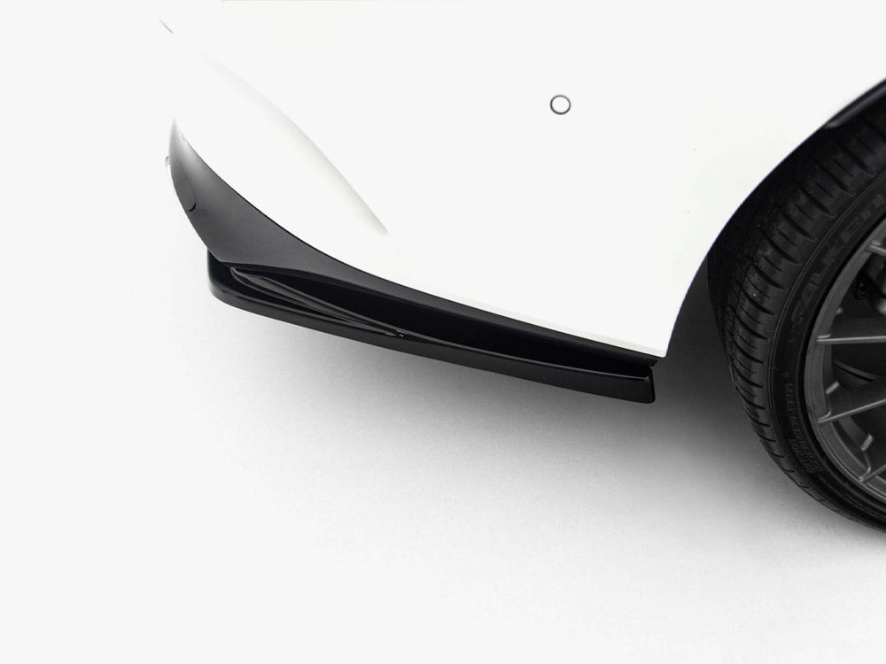 Rear Splitter (Vertical Bars) compatible with Mercedes-AMG CLA 35 / 45 Coupe / Shooting Brake C118 Facelift / X118 Facelift