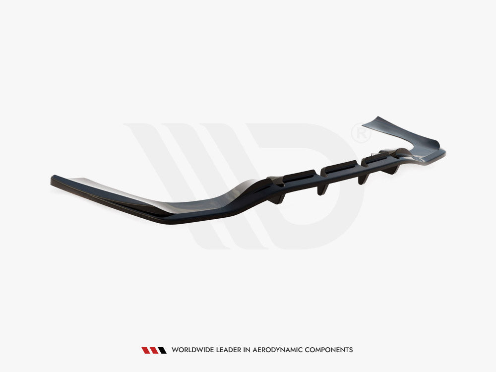 Rear Splitter (Vertical Bars) compatible with Mercedes-AMG CLA 35 / 45 Coupe / Shooting Brake C118 Facelift / X118 Facelift
