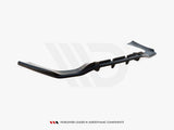 Rear Splitter (Vertical Bars) compatible with Mercedes-AMG CLA 35 / 45 Coupe / Shooting Brake C118 Facelift / X118 Facelift