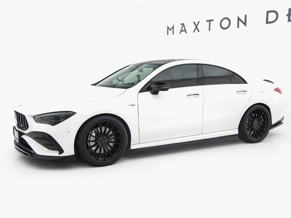 Side Skirts Diffusers compatible with Mercedes-AMG CLA 35 / 45 Coupe / Shooting Brake C118 Facelift / X118 Facelift
