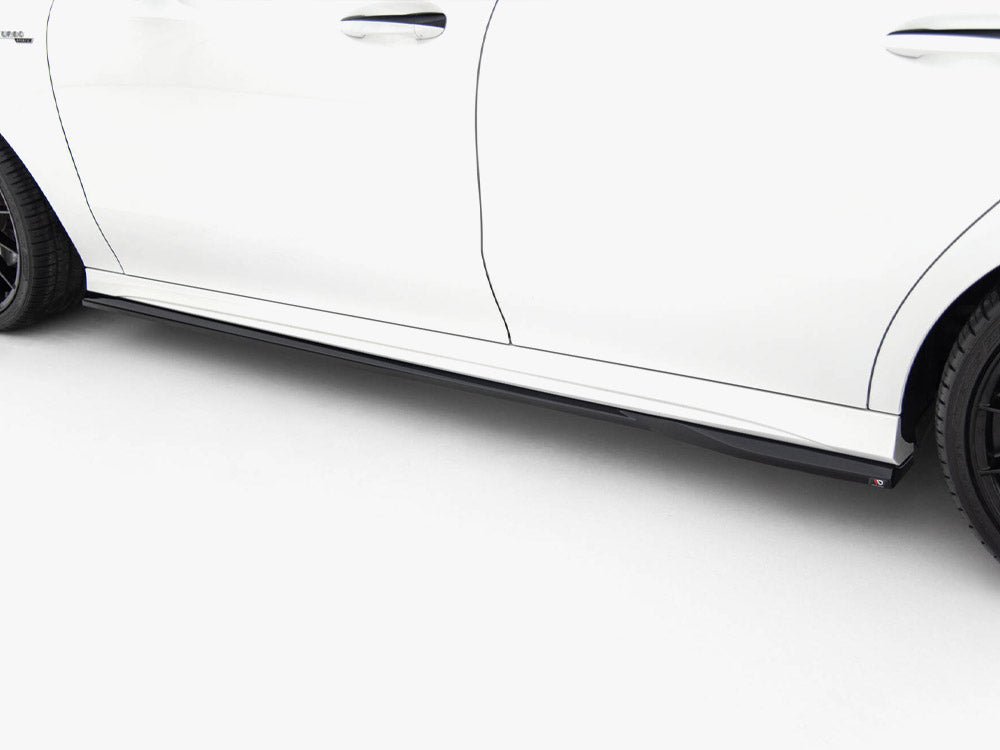 Side Skirts Diffusers compatible with Mercedes-AMG CLA 35 / 45 Coupe / Shooting Brake C118 Facelift / X118 Facelift