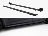 Street PRO Side Skirts Diffusers + Flaps compatible with Audi RS 5 Sportback F5