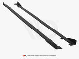 Street PRO Side Skirts Diffusers + Flaps compatible with Audi RS 5 Sportback F5