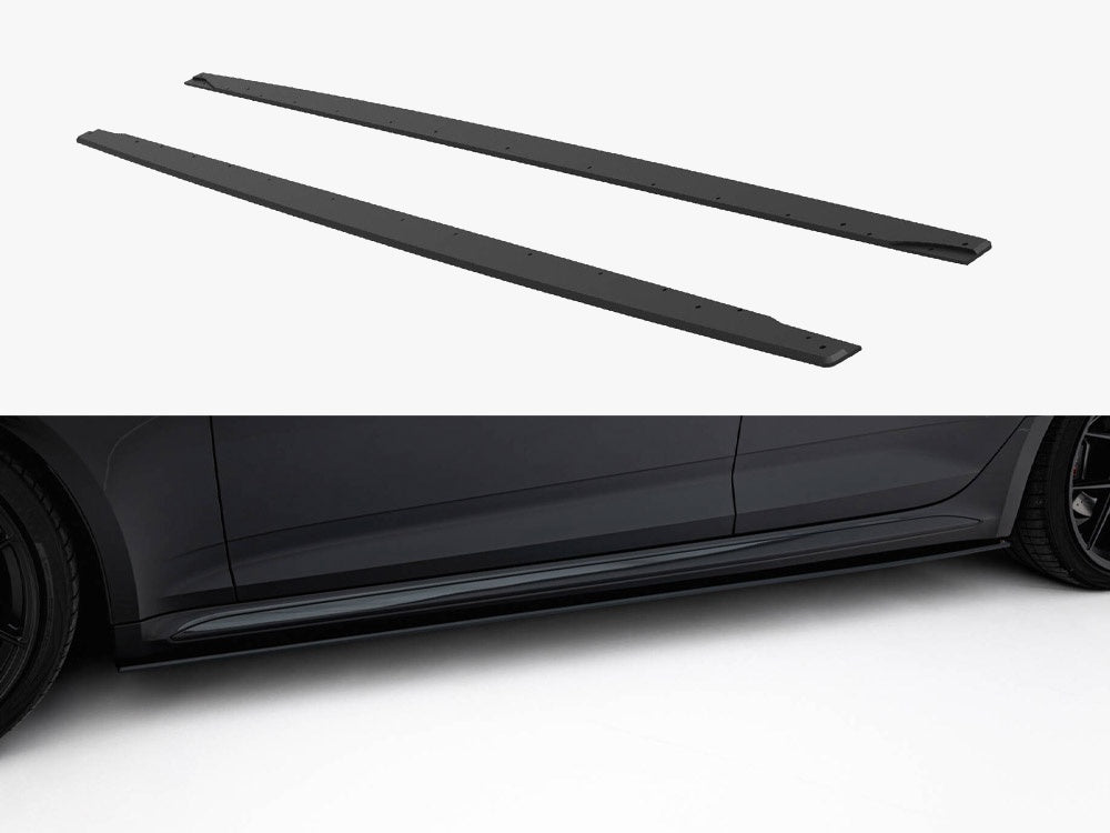 Street PRO Side Skirts Diffusers compatible with Audi RS 5 Sportback F5