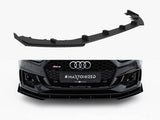 Street PRO Front Splitter V.1 + Flaps compatible with Audi RS 5 Coupe / Sportback F5