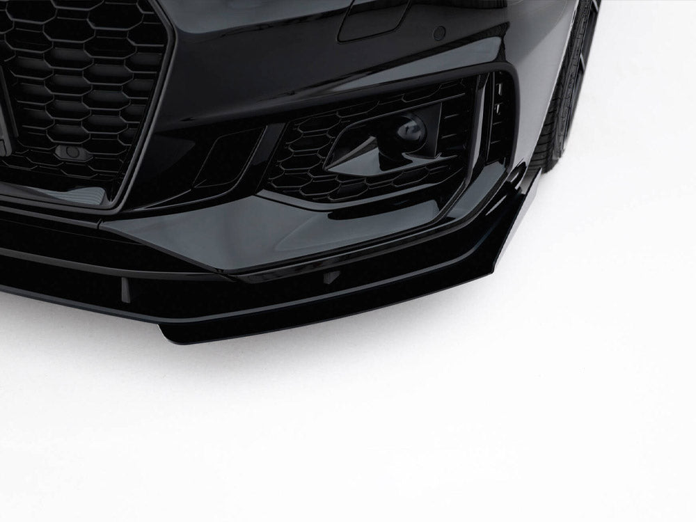 Street PRO Front Splitter V.1 + Flaps compatible with Audi RS 5 Coupe / Sportback F5
