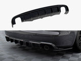 Rear Valance compatible with Audi A4 B8 Facelift (Version with single exhausts on both sides)
