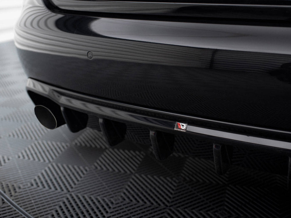 Rear Valance compatible with Audi A4 B8 Facelift (Version with single exhausts on both sides)