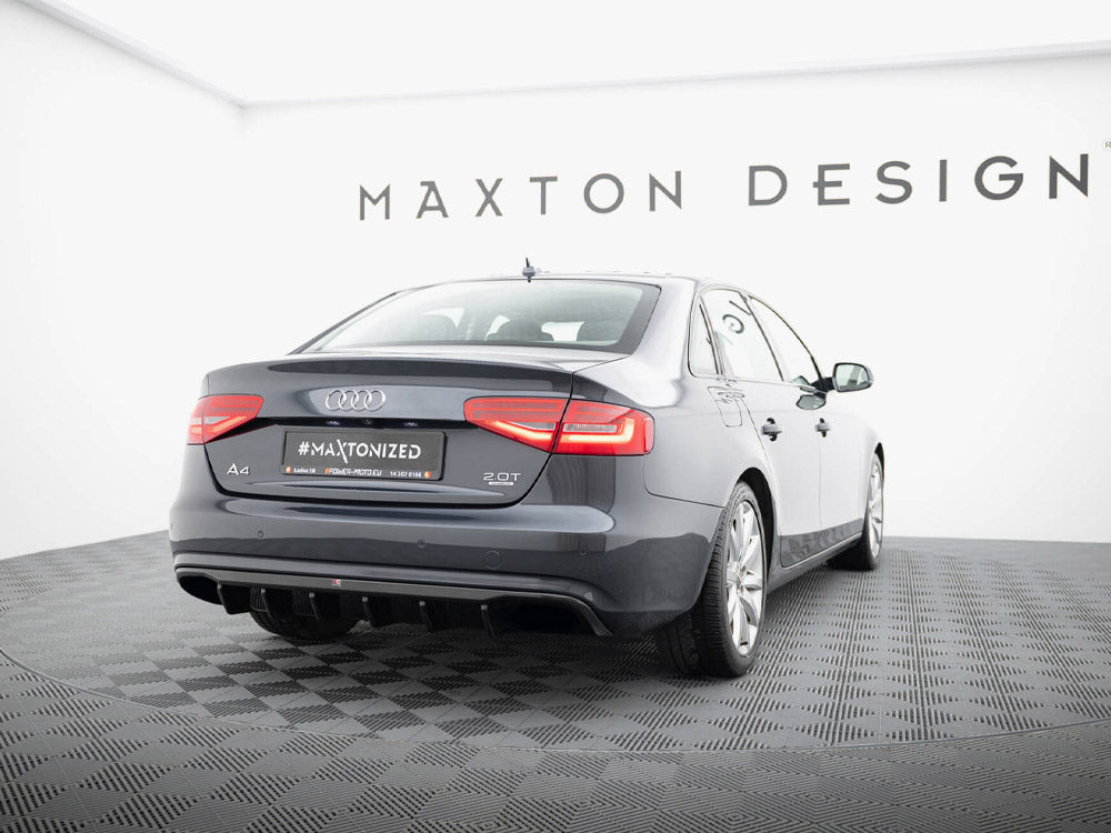 Rear Valance compatible with Audi A4 B8 Facelift (Version Without exhausts)