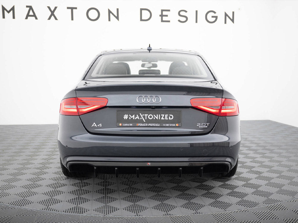 Rear Valance compatible with Audi A4 B8 Facelift (Version Without exhausts)