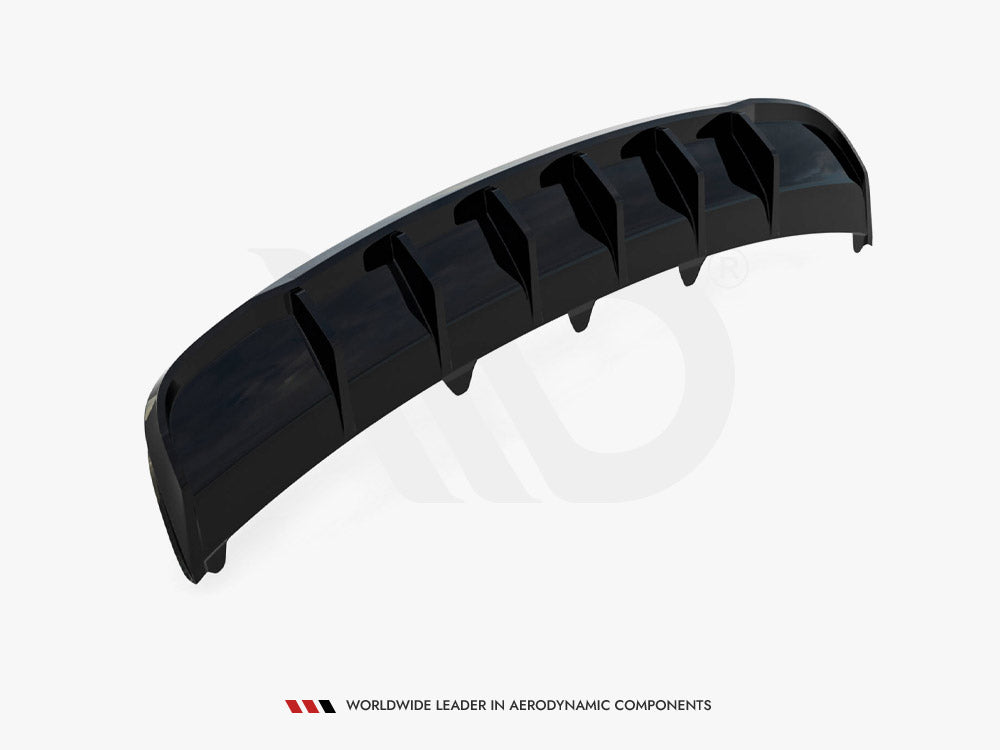 Rear Valance compatible with Audi A4 B8 Facelift (Version Without exhausts)