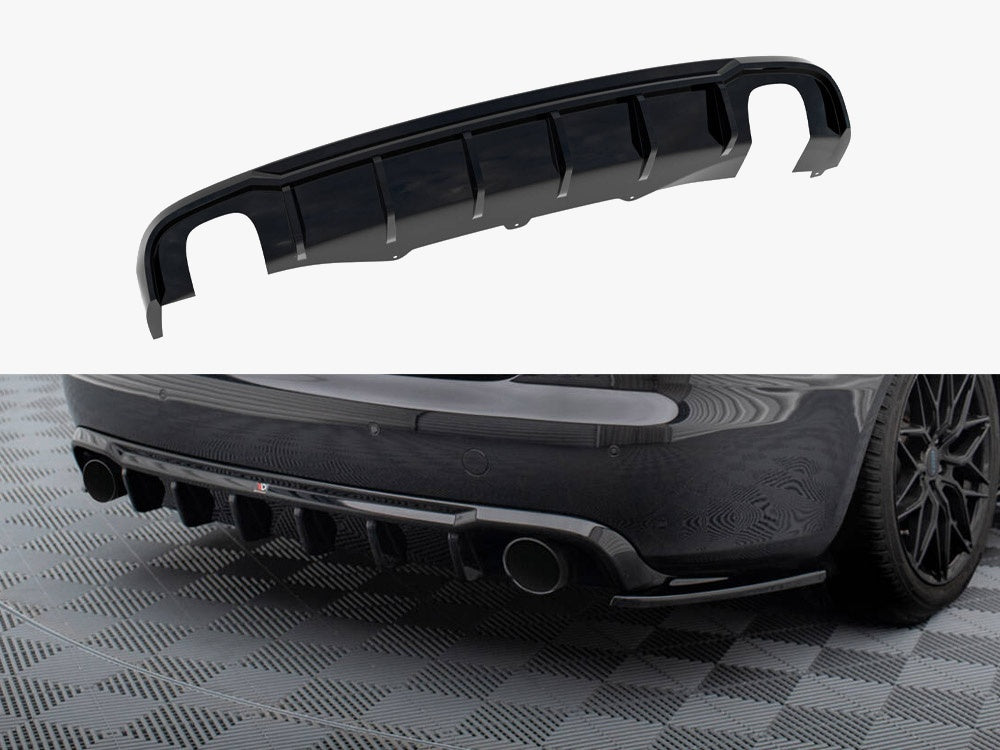 Rear Valance compatible with Audi A4 B8 (Version with single exhausts on both sides)