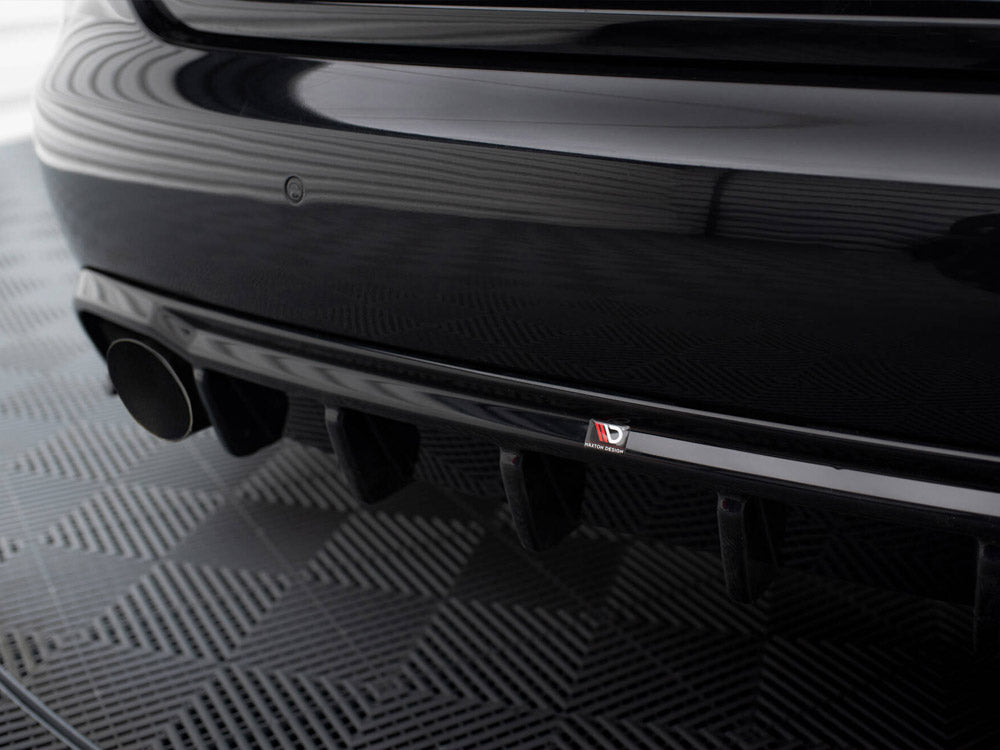 Rear Valance compatible with Audi A4 B8 (Version with single exhausts on both sides)