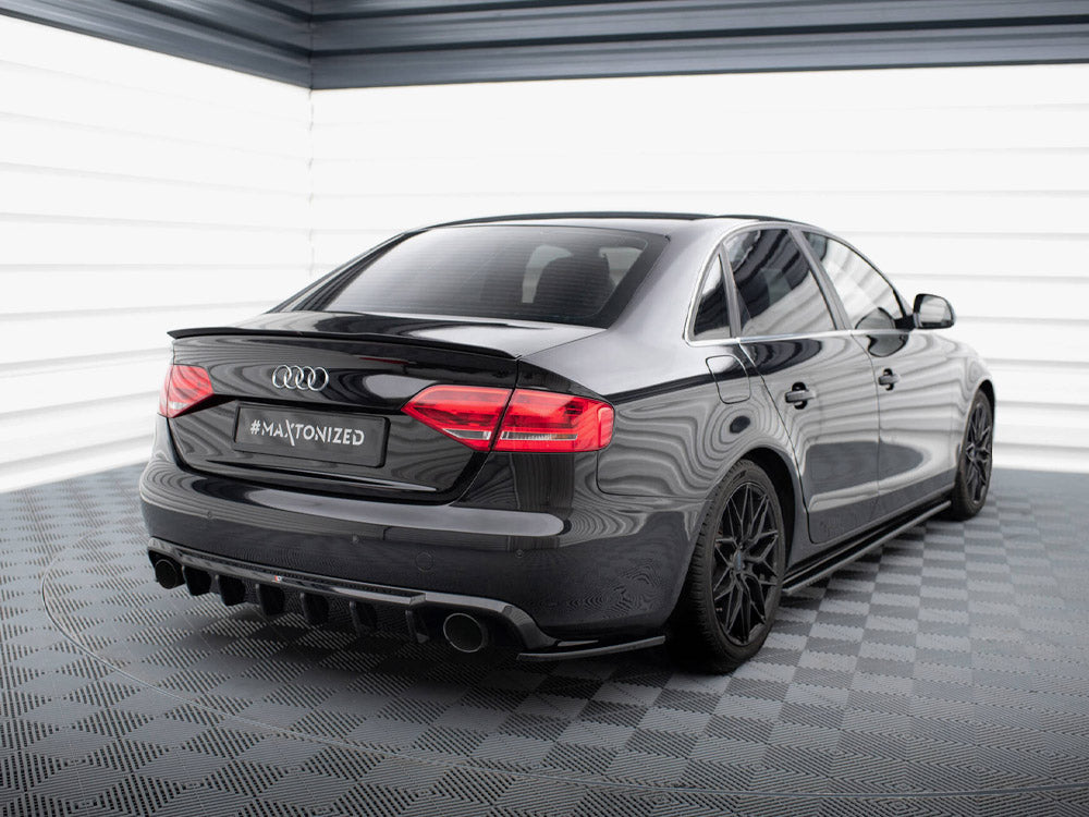 Rear Valance compatible with Audi A4 B8 (Version with single exhausts on both sides)