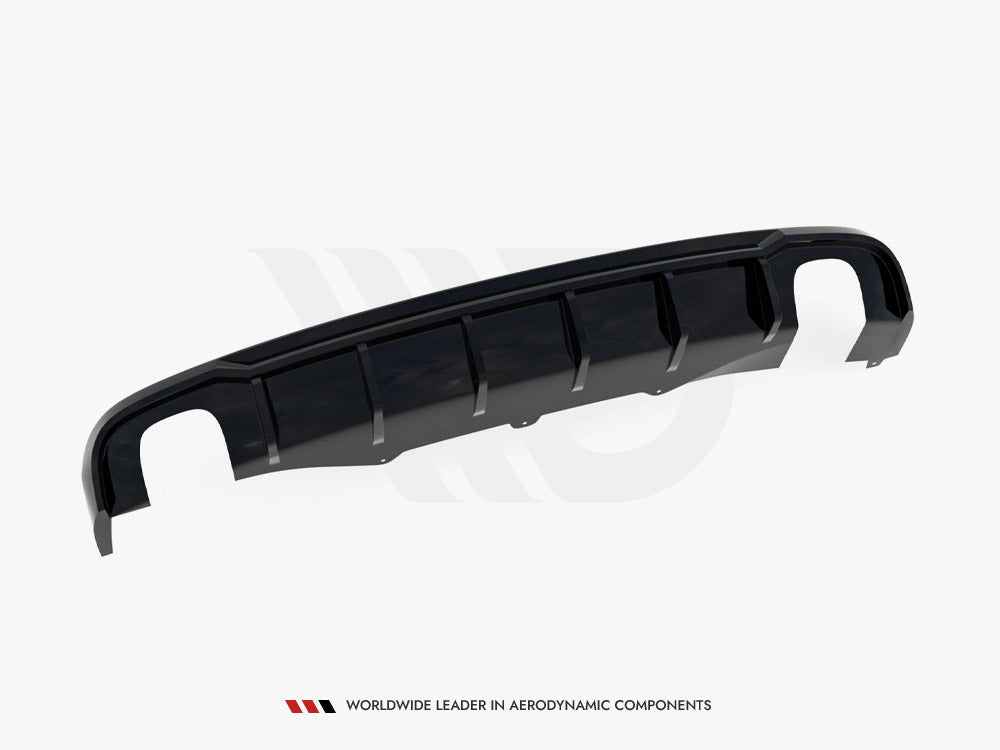 Rear Valance compatible with Audi A4 B8 (Version with single exhausts on both sides)