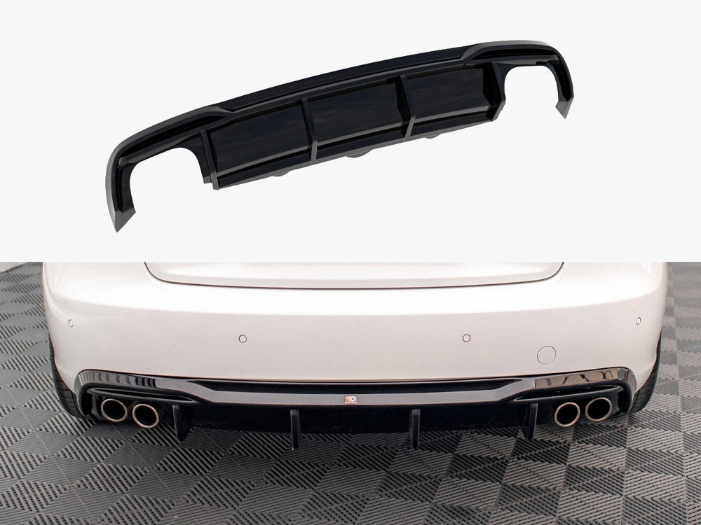 Rear Valance compatible with Audi A5 Coupe 8T Facelift (Version with dual exhausts on both sides)