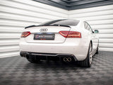 Rear Valance compatible with Audi A5 Coupe 8T Facelift (Version with dual exhausts on both sides)