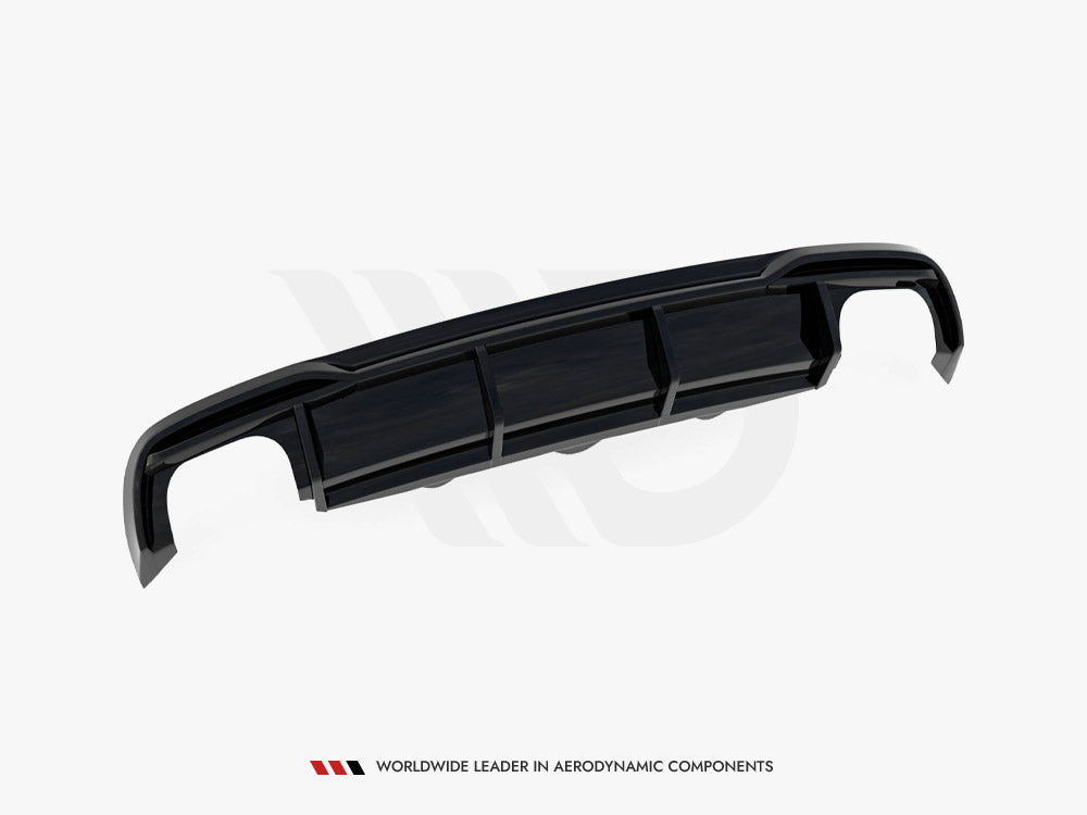 Rear Valance compatible with Audi A5 Coupe 8T Facelift (Version with dual exhausts on both sides)