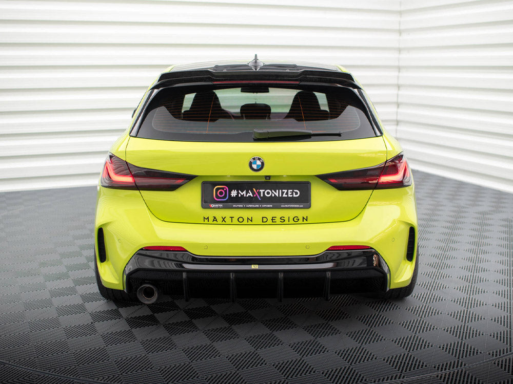 Rear Valance V.3 compatible with BMW 1 F40 M-Pack (Single exhaust Version on one Side)