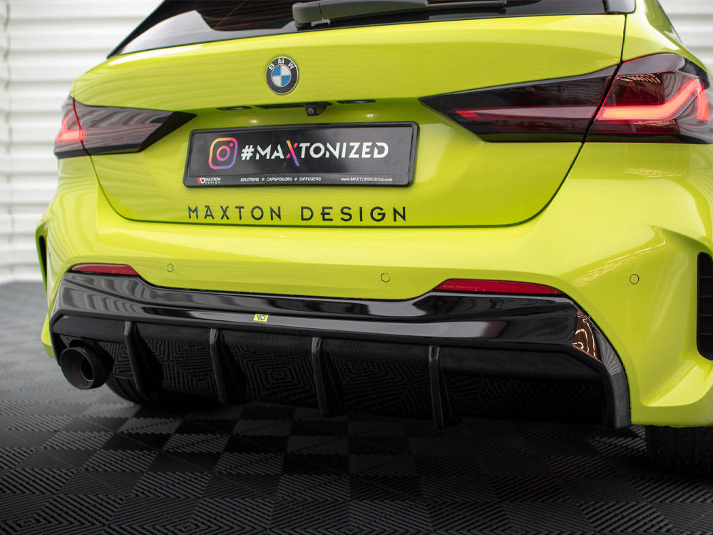 Rear Valance V.3 compatible with BMW 1 F40 M-Pack (Single exhaust Version on one Side)