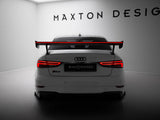 Carbon Spoiler With External Brackets Uprights + LED compatible with Audi A3 / A3 S Line / S3 / RS 3 Sedan 8V / 8V Facelift