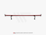 Carbon Spoiler With External Brackets Uprights + LED compatible with Audi A3 / A3 S Line / S3 / RS 3 Sedan 8V / 8V Facelift