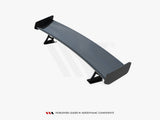 Carbon Spoiler With External Brackets Uprights compatible with Audi A3 / A3 S Line / S3 / RS 3 Sedan 8V / 8V Facelift
