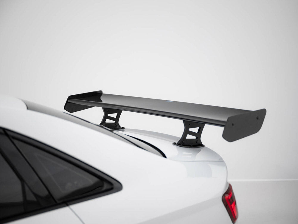 Carbon Spoiler With Internal Brackets Uprights compatible with Audi A3 / A3 S Line / S3 / RS 3 Sedan 8V / 8V Facelift
