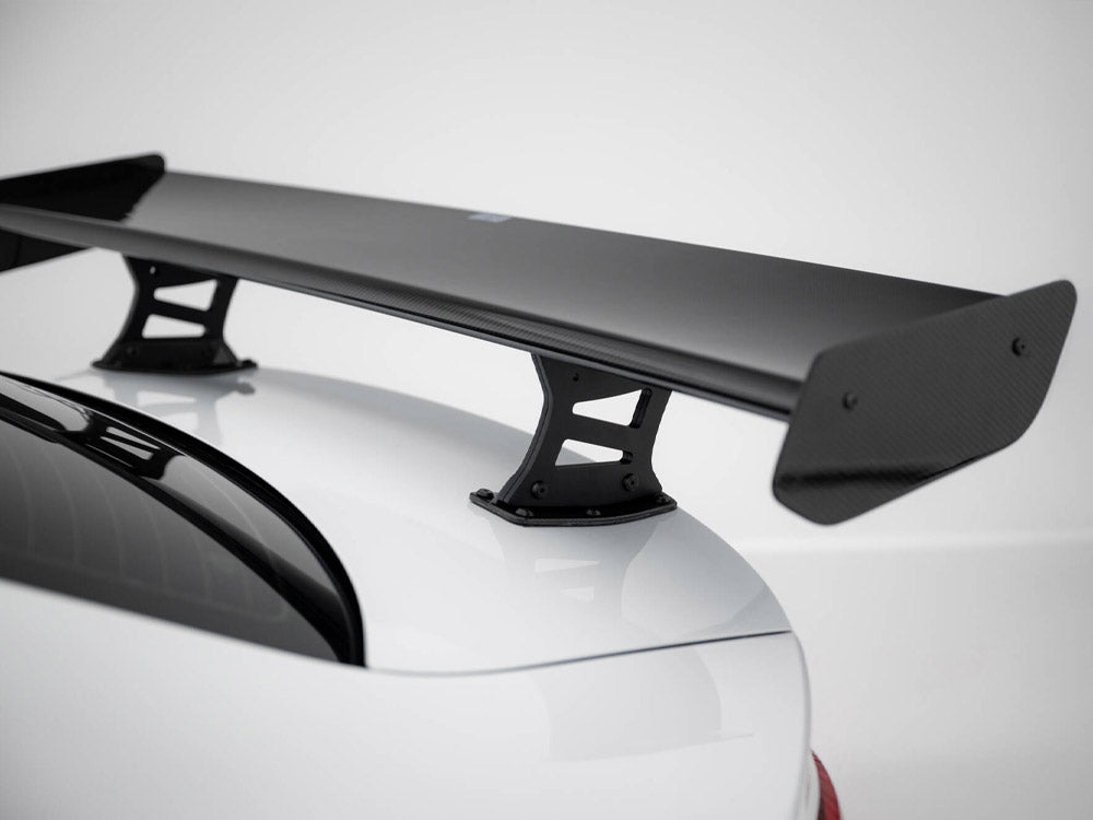 Carbon Spoiler With Internal Brackets Uprights compatible with Audi A3 / A3 S Line / S3 / RS 3 Sedan 8V / 8V Facelift