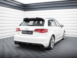 Rear Valance compatible with Audi A3 S Line Sportback 8V (Version with single exhaust tips on one Side)
